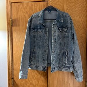 George Blue Denim Jacket Acid Wash size L